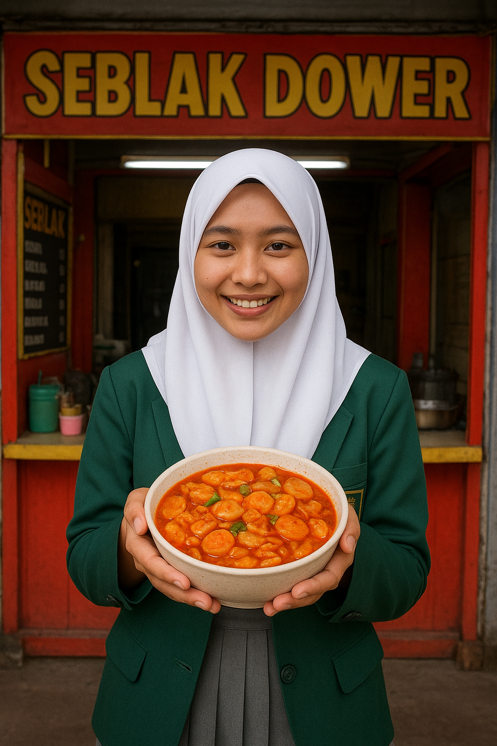 Proses pembuatan seblak